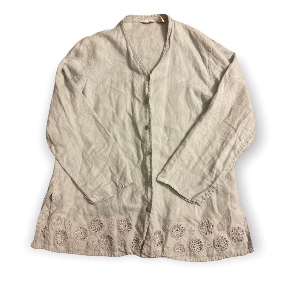 J JILL linen top